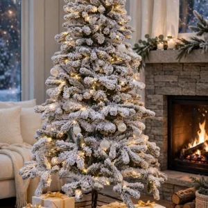 ALBERO DI NATALE "ALASKA" INNEVATO