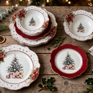 SERV. PIATTI 18 PZ "CHRISTMAS BEAR"