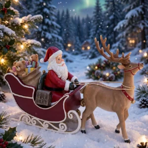 BABBO NATALE SU SLITTA