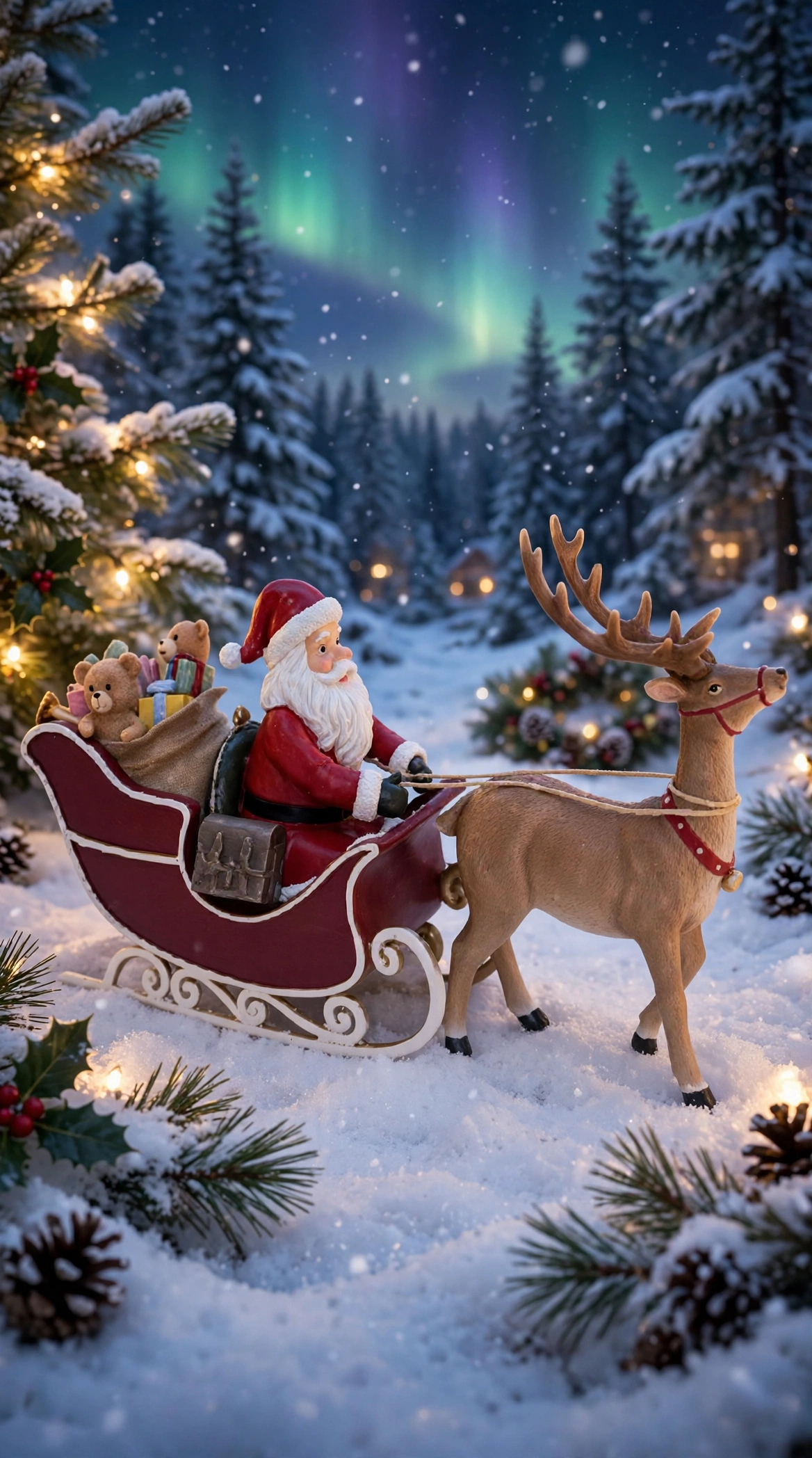 BABBO NATALE SU SLITTA