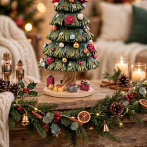 CARILLON ALBERO CON FIOCCO ROSSO