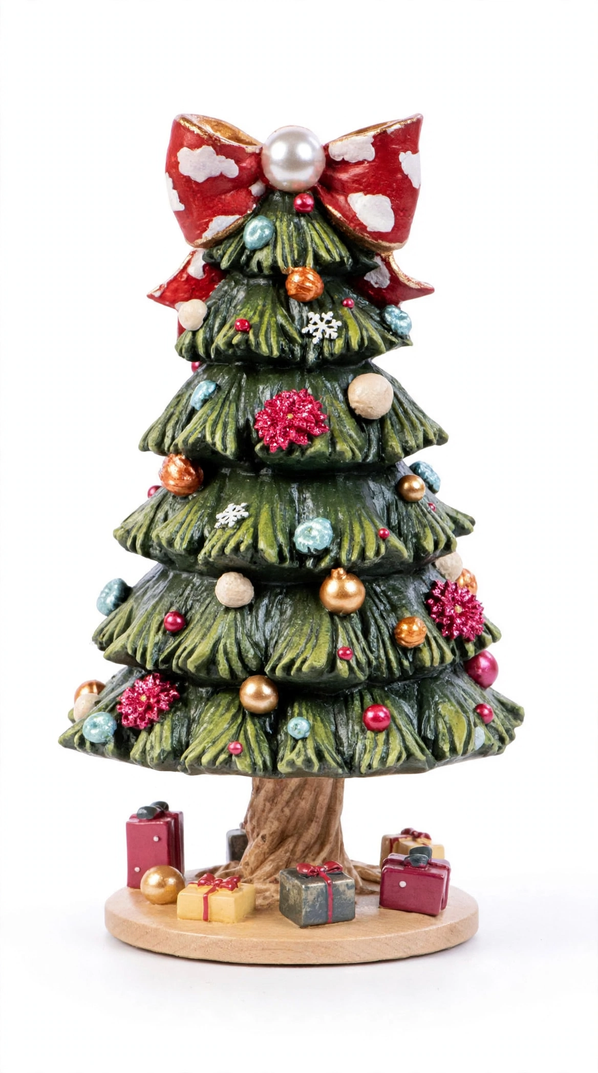 CARILLON ALBERO CON FIOCCO ROSSO