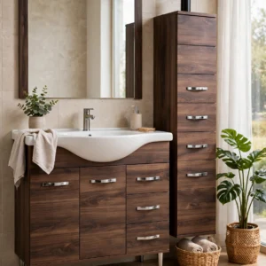 MOBILE DA BAGNO "ANTONELLA" 105 cm NOCE