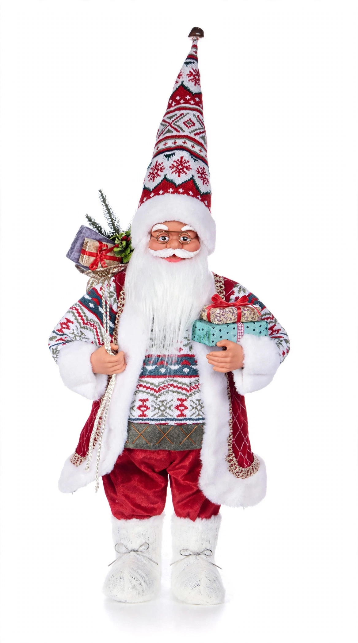 BABBO NATALE IN PIEDI H 87 CM