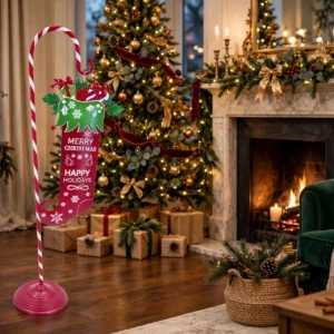 DECORAZIONE CALZA IN METALLO DA TERRA 